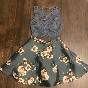 2 Piece Mini Dress